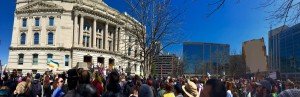 Photo by Matt B of Anti-RFRA Protest in Indiana on 3/28/15