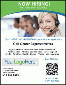 HR Virtuoso Flyer for Call Centers
